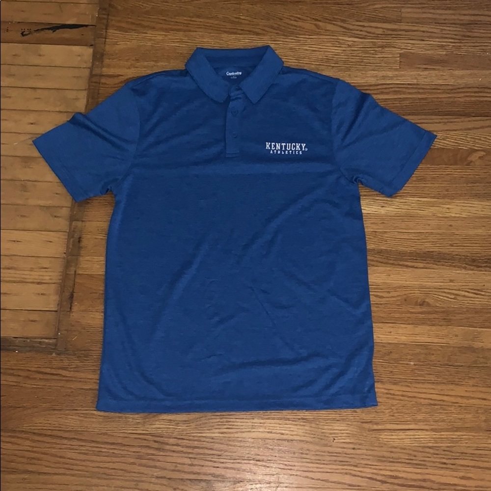 New blue University of Kentucky polo shirt